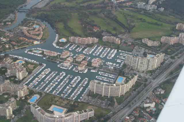 Miniature Place de port Cannes Marina 7x2.5 m